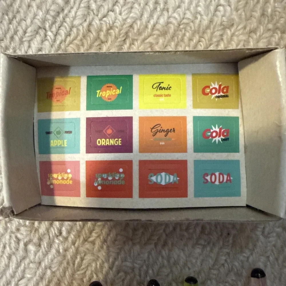 SAM & JULIA The Mouse Mansion Minis Soda Bottles & Sticker Sheet - Toy Collector
